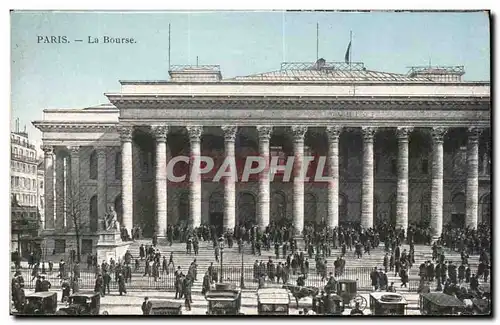 Paris Cartes postales la Bourse