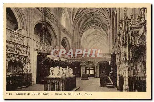 Environs de Bourg en Bresse Cartes postales Le choeur Eglise de Brou