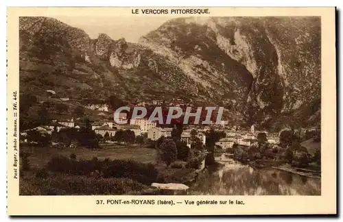 Vercors Cartes postales Pont en Royans Vue generale sur le lac