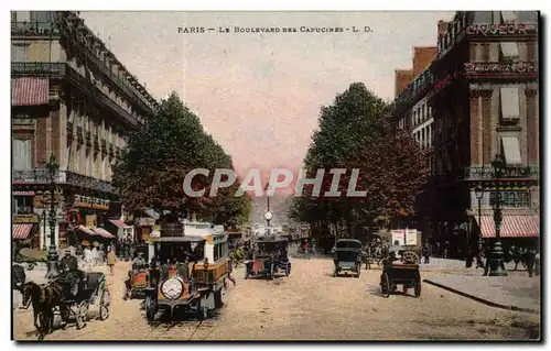 Paris Cartes postales Le boulevard des Capucines