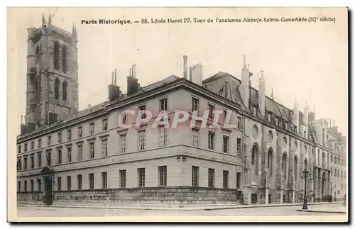 Paris Cartes postales Lycee Henri IV tour de l&#39ancienne abbaye Sainte Genevieve