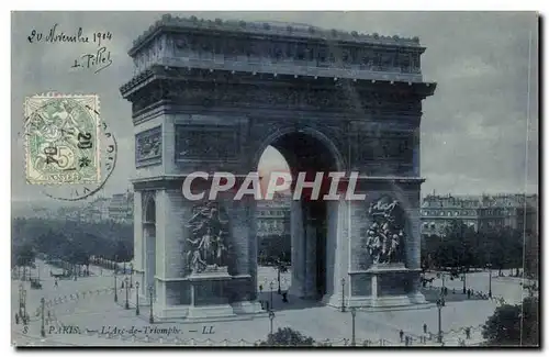 Paris Cartes postales Arc de TRiomphe