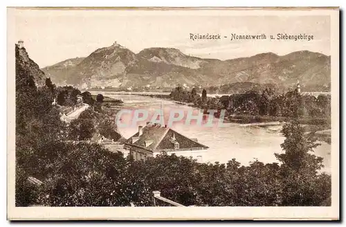 Cartes postales Rolandseck Nonnenwerth Siebengebirge