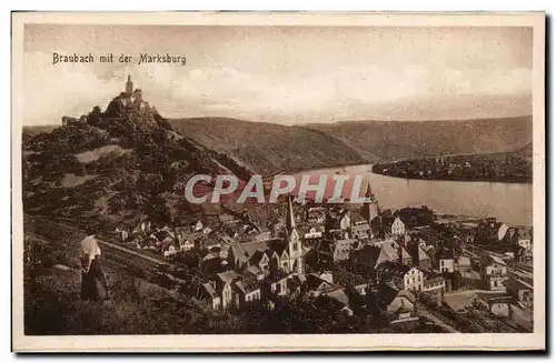 Cartes postales Braubach mit der MArksburg