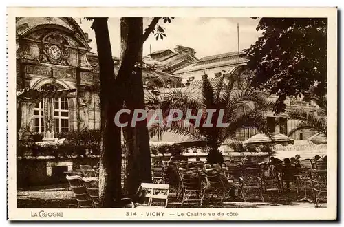 Vichy Cartes postales Le casino vu de cote