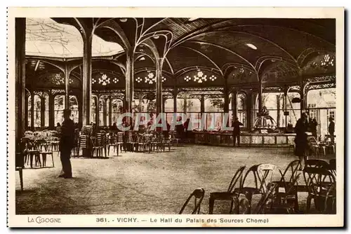 Vichy Cartes postales Le hall du palais des sources Chomel