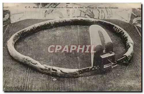 Paris Ansichtskarte AK Musee de Cluny CEinture de chastete en usage au temps des croisades