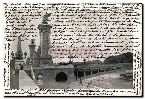 Paris Cartes postales Le pont Alexandre III