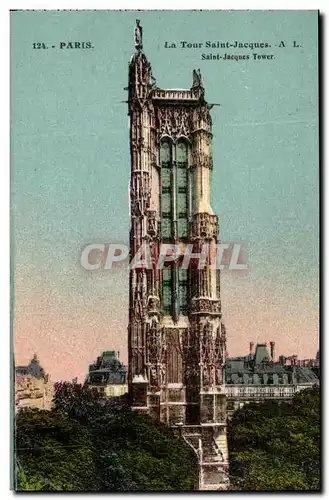 Paris Cartes postales La tour Saint Jacques