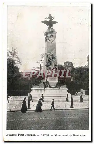 Paris Ansichtskarte AK Monument de Gambetta (collection Petit Journal)