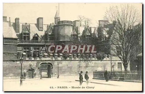 Paris Cartes postales Musee de Cluny