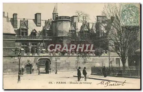 Paris Cartes postales Musee de Cluny