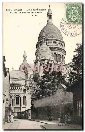 Paris Cartes postales Rue de la Barre Le Sacre Coeur de Montmartre