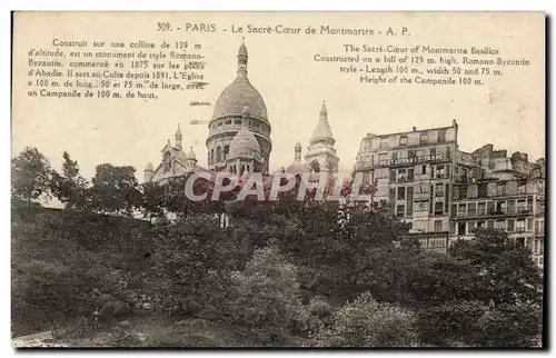 Paris Cartes postales Le Sacre Coeur de Montmartre