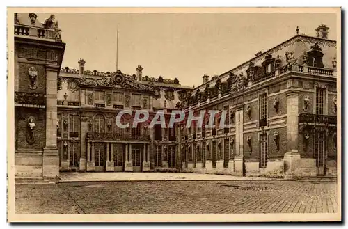 Versailles Ansichtskarte AK Le palais La cour de marbre