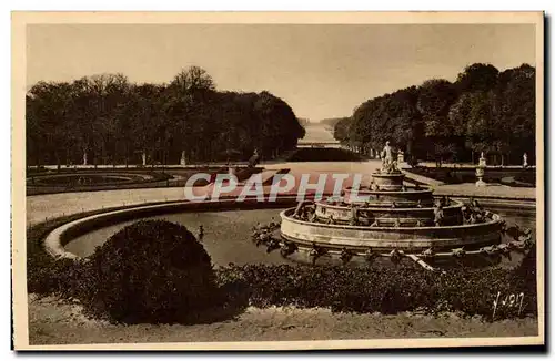 Versailles Ansichtskarte AK Perspective du bassin de Latone et allee royale