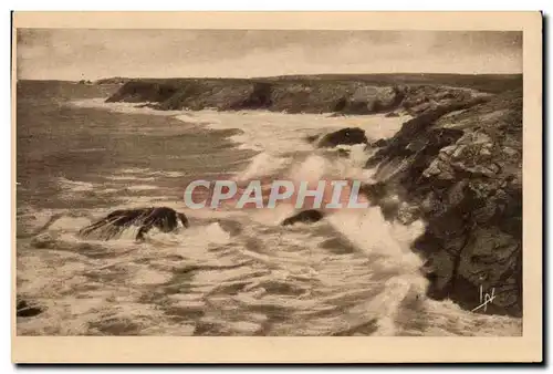 Quiberon Ansichtskarte AK La pointe du Scouro