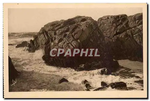 Quiberon Ansichtskarte AK Rochers de Port Bara