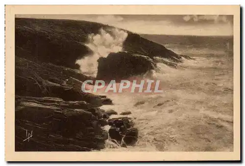 Quiberon Ansichtskarte AK Rochers de la Cote SAuvage