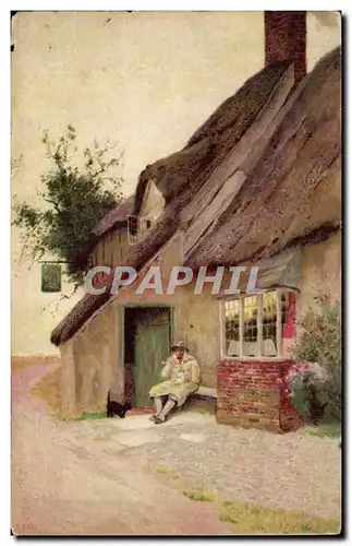 Cartes postales Fantaisie Maison a la campagne