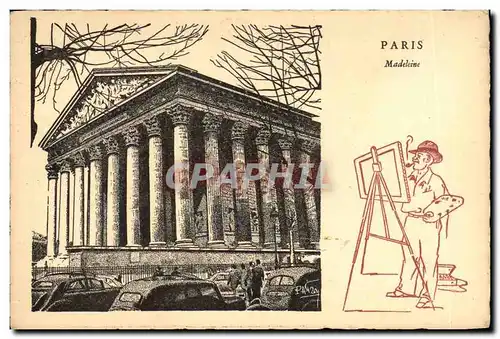 Cartes postales Fantaisie Paris Madeleine