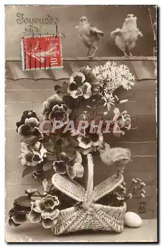 Cartes postales Fantaisie Fleurs