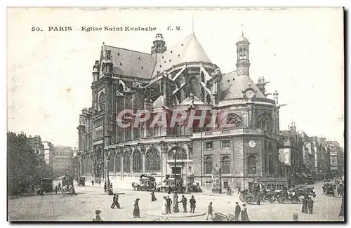 Paris Ansichtskarte AK Eglise Sainte Eustache