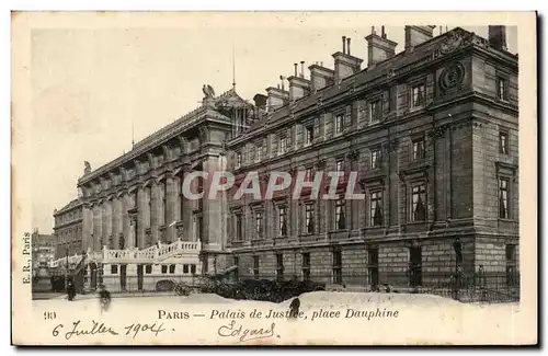 Paris Ansichtskarte AK Palais de Justice Place Dauphine