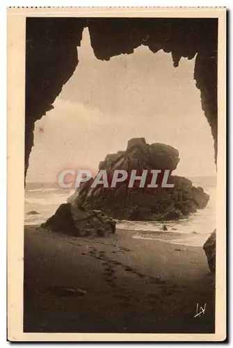 Ansichtskarte AK Presqu&#39ile de Quiberon Une entree des couloirs du cloitre