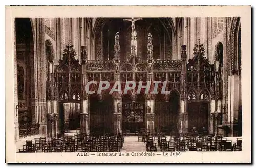 Cartes postales Albi La cathedrale Interieur Le Jube