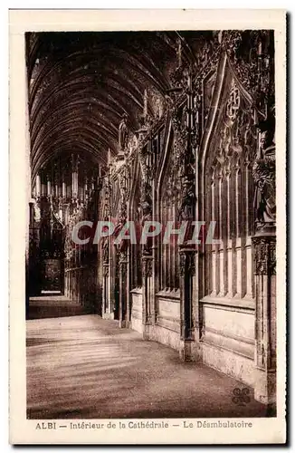 Ansichtskarte AK Albi La cathedrale Ste Cecile Le deambulatoire