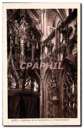 Cartes postales Albi La cathedrale Ste Cecile Interieur l'annonciation