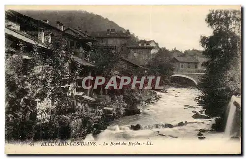 Cartes postales Allevard les Bains Au bord du Breda