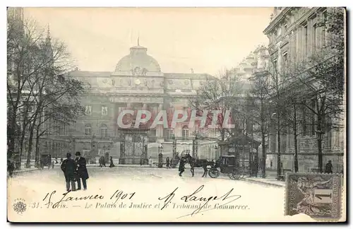 Cartes postales Paris Palais de justice et le tribunal de commerce