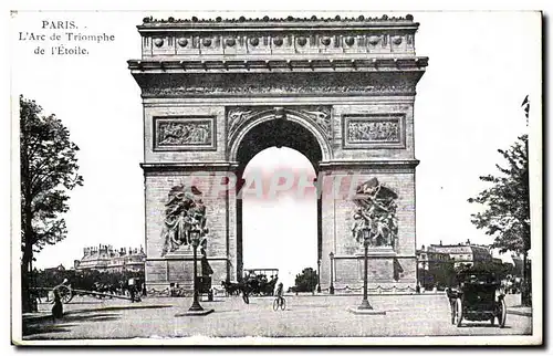 Cartes postales Paris Arc de triomphe de l&#39Etoile