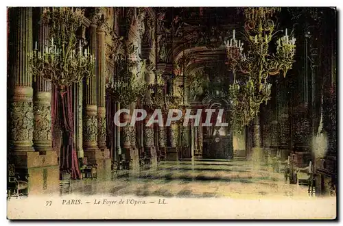 Cartes postales Paris Le foyer de l&#39opera