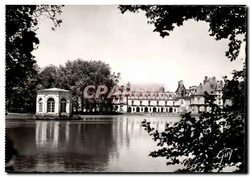 Fontaineableau Cartes postales moderne Le palais etang des carpes pavillon de l&#39empereur et cour de la fontaine