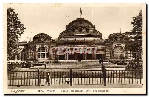 Vichy Ansichtskarte AK Facade du casino (style Renaissance)