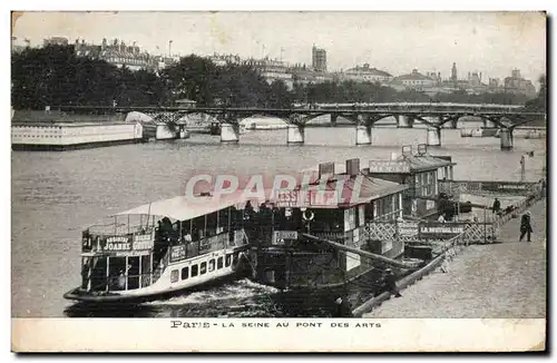 Paris Cartes postales La Seine au Pont des Arts