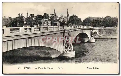 Paris Cartes postales Pont de l&#39Alma