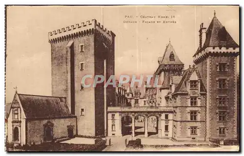 Albi Cartes postales Chateau Henri IV Donjon Facade et entree