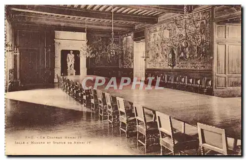 Albi Cartes postales Chateau Henri IV Salle a manger et statue de Henri IV