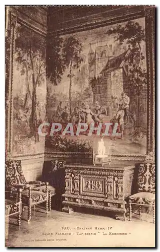 Albi Cartes postales Chateau Henri IV Salon flamand Tapisserie La kermesse