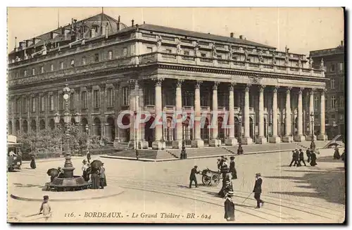 Bordeaux Cartes postales Le grand theatre