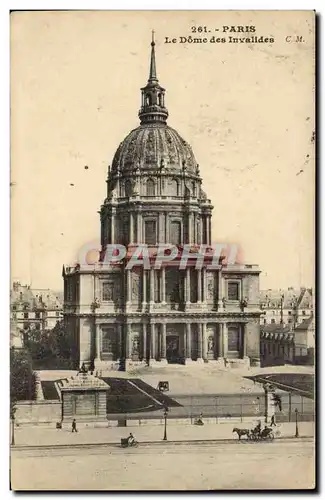 Paris Cartes postales Dome des invalides