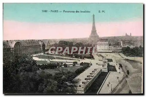 Paris Ansichtskarte AK Panorama des Invalides (Tour Eiffel)