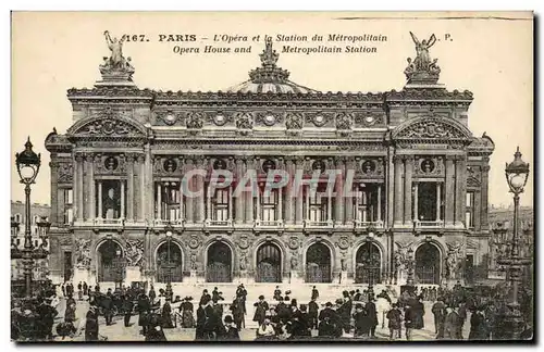 Paris Cartes postales L&#39opera Academie Nationale de musique