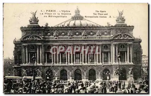 Paris Ansichtskarte AK L&#39opera Academie Nationale de musique