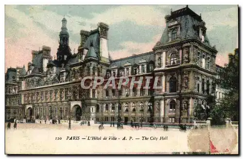 Paris Cartes postales Hotel de ville