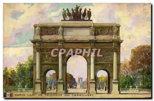 Paris Cartes postales Arc de triomphe du Carrousel